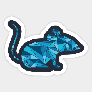 Animal mouse geometrical Sticker